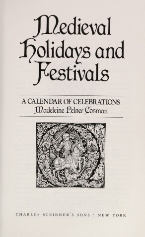 Book cover for Medieval Holidays and Festivals