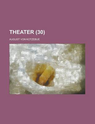 Book cover for Theater Volume 30