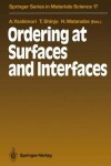 Book cover for Ordering at Surfaces and Interfaces