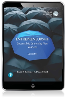 Book cover for Entrepreneurship: Successfully Launching New Ventures, Global Edition