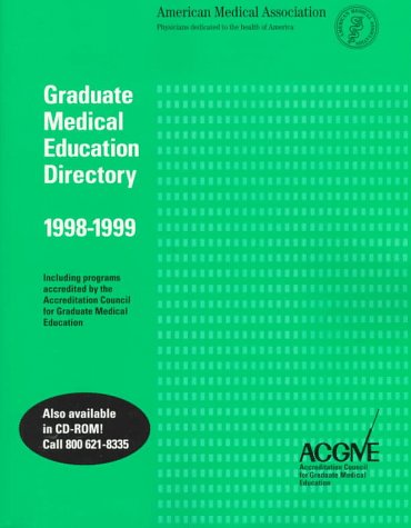 Book cover for Graduate Medical Education Dictionary 1998-1999