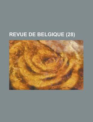 Book cover for Revue de Belgique (28)