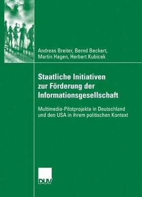 Book cover for Staatliche Initiativen Zur Foerderung Der Informationsgesellschaft