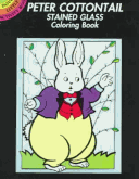 Book cover for Peter Cottontail Stained Glass Colo