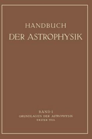 Cover of Grundlagen der Astrophysik