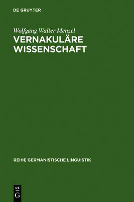 Book cover for Vernakulare Wissenschaft