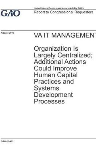 Cover of Va It Management