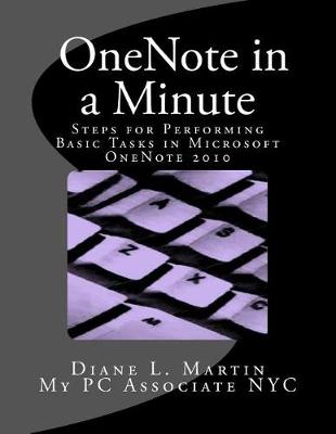 Book cover for OneNote in a Minute