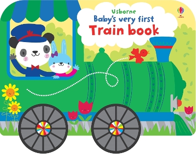Book cover for Baby's Very First Train Book