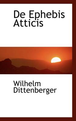 Book cover for de Ephebis Atticis