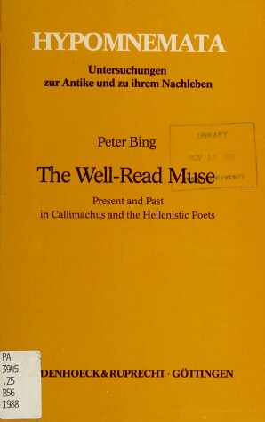 Book cover for Well-read Muse