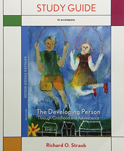 Book cover for Developing Person Through Childhood and Adolescence Studyguide