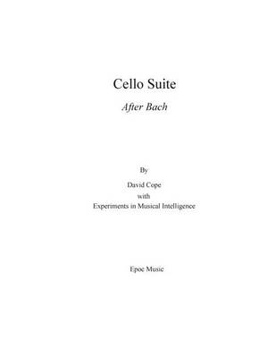 Book cover for Cello Suite (After Bach)