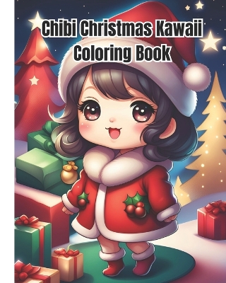 Book cover for Chibi Christmas Kawaii Coloring Book