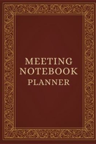 Cover of Meeting Notebook Planner