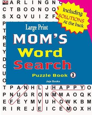 Book cover for Large Print MOM'S Word Search Puzzle Book, Vol. 2