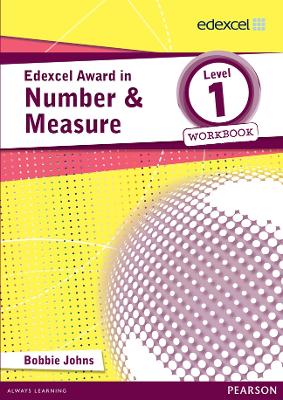 Book cover for Edexcel Award in Number and Measure Level 1 Workbook