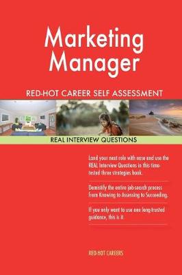 Book cover for Marketing Manager Red-Hot Career Self Assessment Guide; 1184 Real Interview Ques