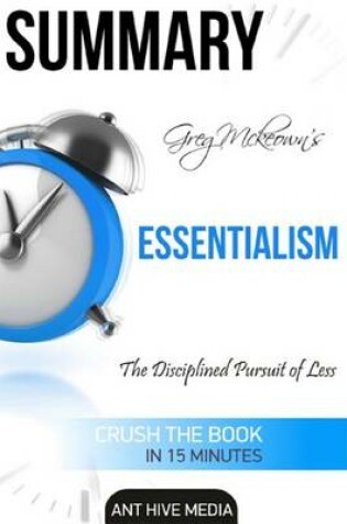 Cover of Greg McKeown's Essentialism
