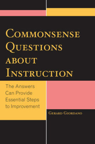 Cover of Commonsense Questions about Instruction