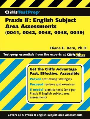 Book cover for Cliffstestprep Praxis II: English Subject Area Assessments (0041, 0042, 0043, 0048, 0049)