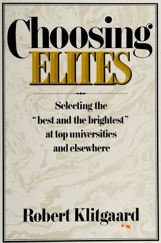 Cover of Choosing Elites