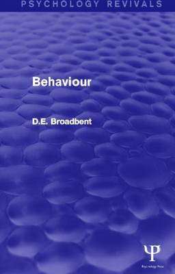 Book cover for Behaviour (Psychology Revivals)