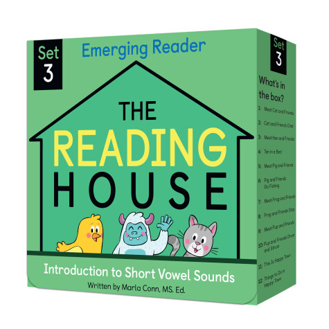 Book cover for The Reading House Set 3: Introduction to Short Vowel Sounds