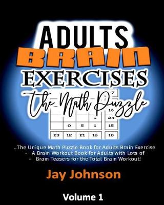 Book cover for Adult Brain Exercises -The Math Puzzle