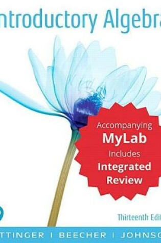Cover of Introductory Algebra with Integrated Review and Worksheets Plus Mylab Math with Pearson Etext -- 24 Month Access Card Package