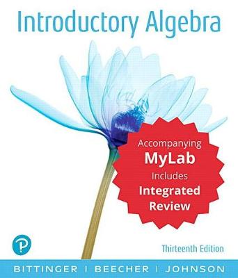 Book cover for Introductory Algebra with Integrated Review and Worksheets Plus Mylab Math with Pearson Etext -- 24 Month Access Card Package