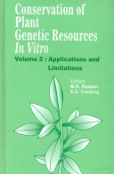 Book cover for Conservation of Plant Genetics Resources in Vitro