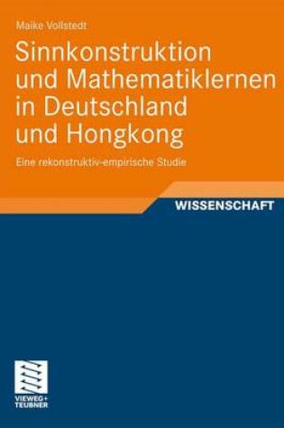 Cover of Sinnkonstruktion Und Mathematiklernen in Deutschland Und Hongkong