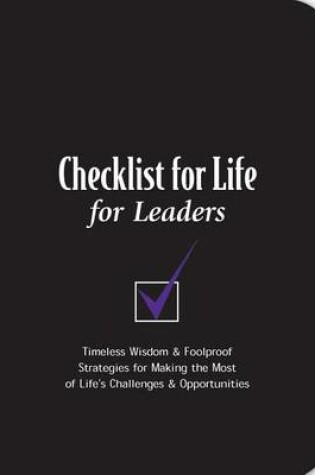 Cover of Checklist for Life for Leaders