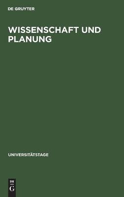 Cover of Wissenschaft Und Planung