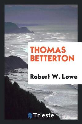 Book cover for Thomas Betterton