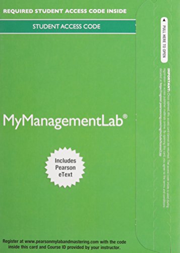 Book cover for 2014 Mylab Management with Pearson Etext -- Access Card -- For Understanding and Managing Organizational Behavior