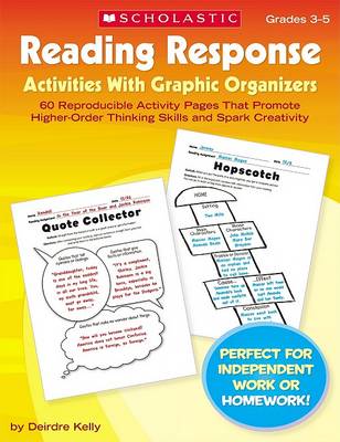 Book cover for Reading Response Activities with Graphic Organizers