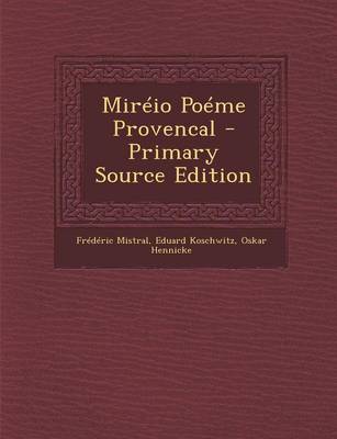 Book cover for Mireio Poeme Provencal