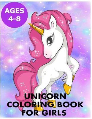 Book cover for Unicorn Coloring Books for Girls 4-8