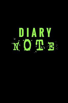 Book cover for Diary Note