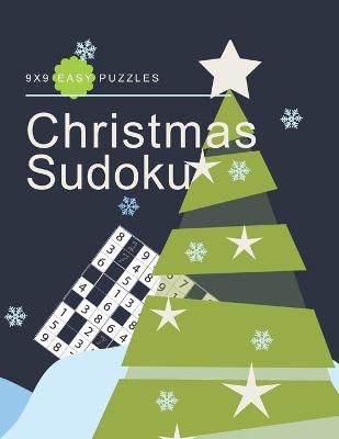 Book cover for Christmas Sudoku 9X9 Easy Puzzles