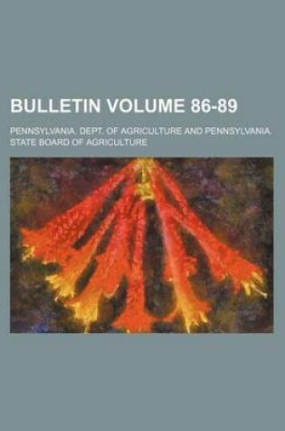 Cover of Bulletin Volume 86-89