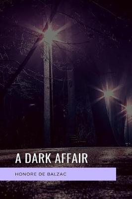 Book cover for A dark affair