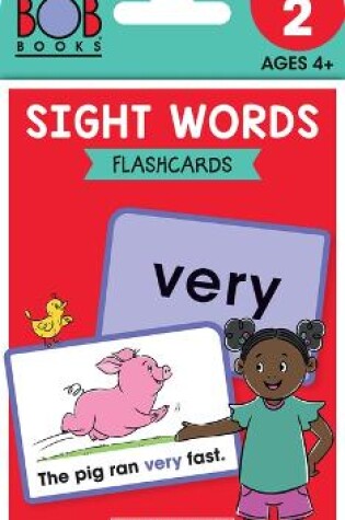 Cover of Bob Books - Sight Words Flashcards Phonics, Ages 4 and Up, Kindergarten (Stage 2: Emerging Reader)