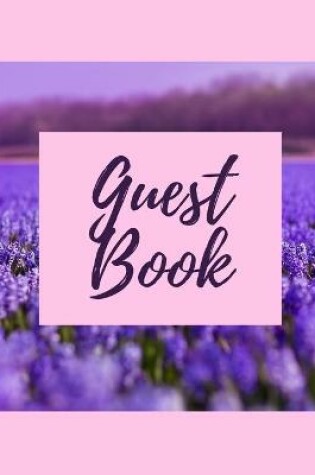 Cover of Guest Book - Lavender Field