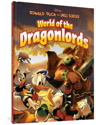 Book cover for Donald Duck and Uncle Scrooge: World of the Dragonlords