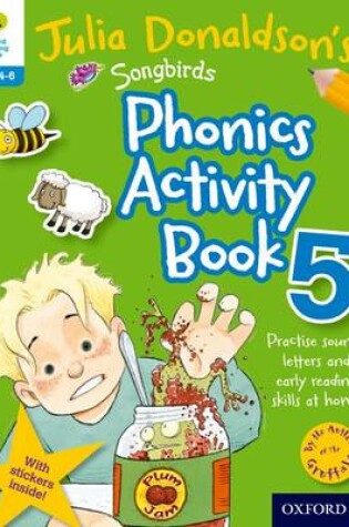 Cover of Julia Donaldson's Songbirds Phonics Activity Book 5