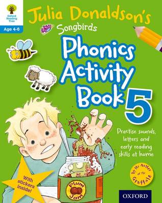 Cover of Julia Donaldson's Songbirds Phonics Activity Book 5