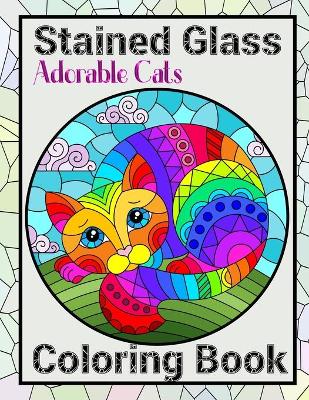 Book cover for Stained Glass Coloring Book